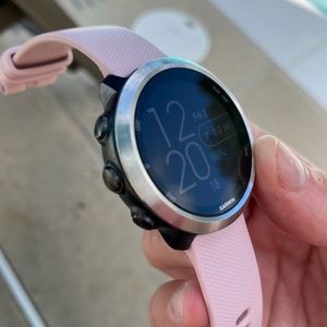 Garmin Forerunner 645 Music- light pink band